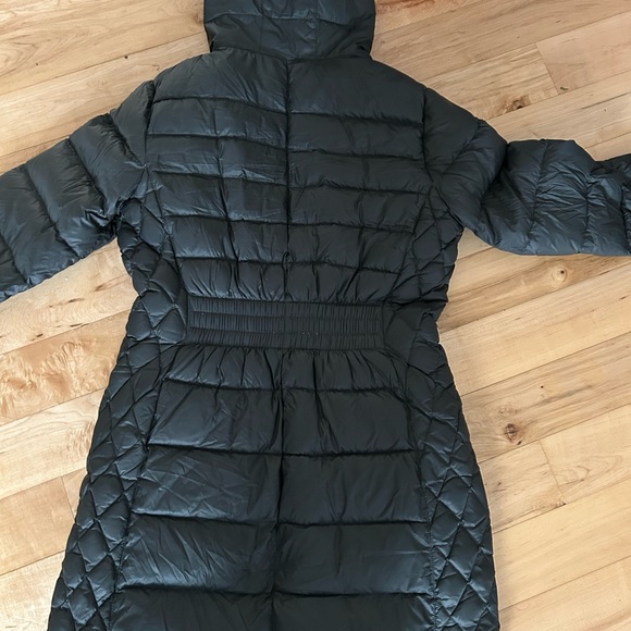 Michael Kors Dark Grey Quilted Puffer Coat - Picture 3 of 4
